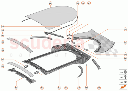 Part Diagram for McLaren 22AB113GP