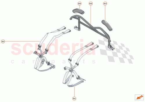 Part Diagram for McLaren 14NA965MP