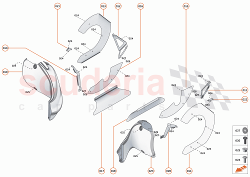 Part Diagram for McLaren 15CA123RP