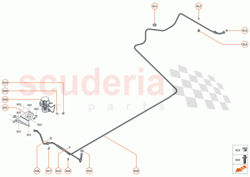 Part Diagram for McLaren 15CA016CP
