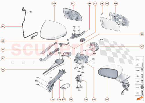 Part Diagram for McLaren 22AA046MP