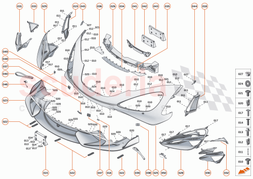 Part Diagram for McLaren 14AA847CP