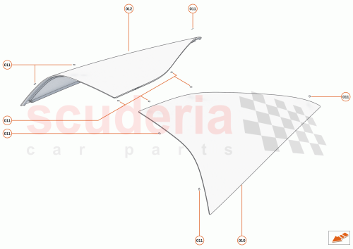 Part Diagram for McLaren 23AE358CP