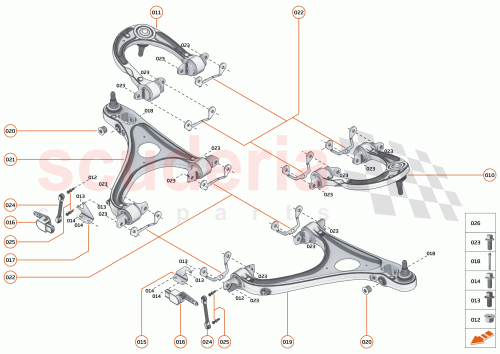 Part Diagram for McLaren 13BA340RP