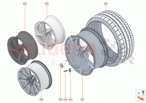 Part Diagram for McLaren 26AC149SP