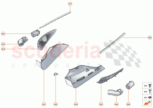 Part Diagram for McLaren 23NA539CP