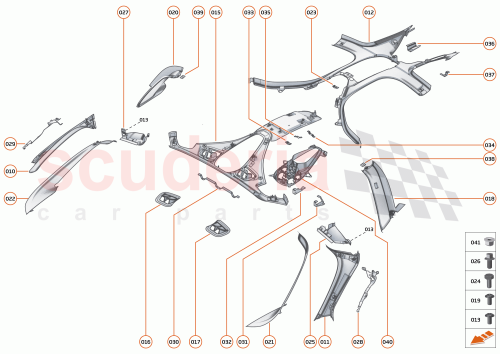 Part Diagram for McLaren 23AB862CP