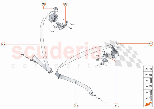 Part Diagram for McLaren 13NA007SP