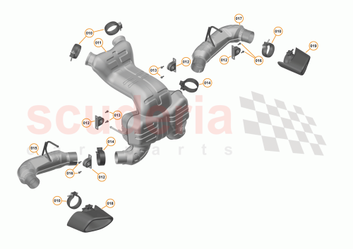 Part Diagram for McLaren 13HA008CP