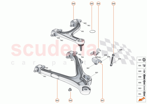 Part Diagram for McLaren 14BA079RP