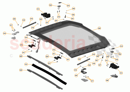 Part Diagram for McLaren 11A4304CP