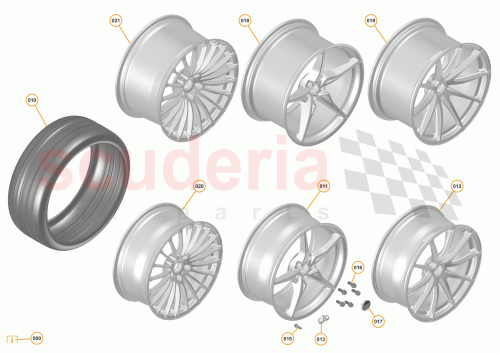 Part Diagram for McLaren 11B1169CP