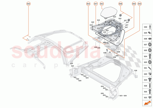 Part Diagram for McLaren 00RK005