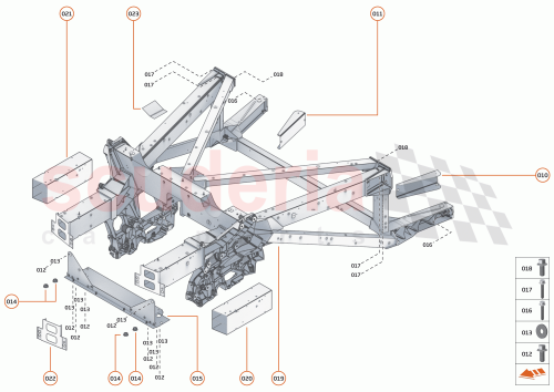 Part Diagram for McLaren 15AC169CP