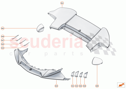 Part Diagram for McLaren 16AF611CP
