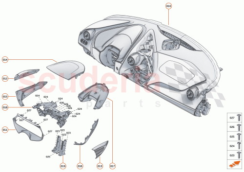 Part Diagram for McLaren 28NA821CP