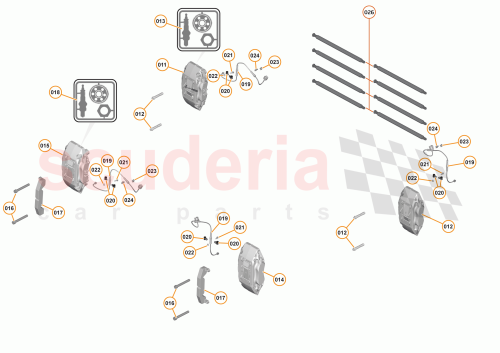 Part Diagram for McLaren 13CA043CP