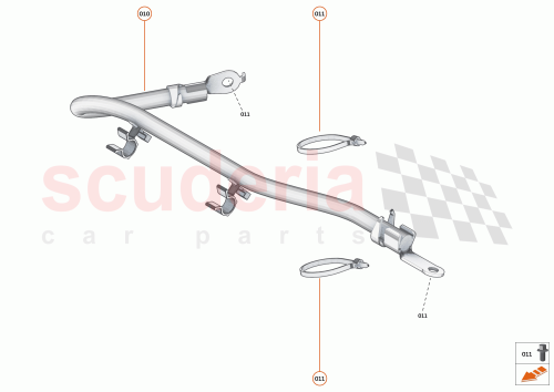 Part Diagram for McLaren 23JA025CP