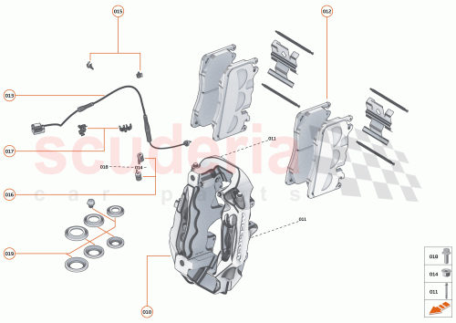 Part Diagram for McLaren 15CA235CP