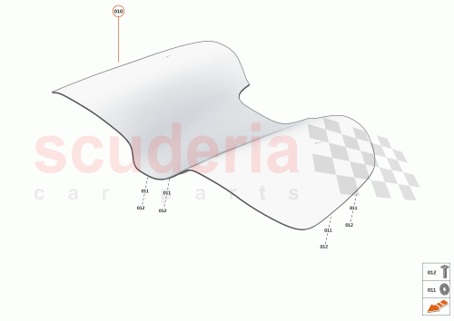 Part Diagram for McLaren 26AA129SP