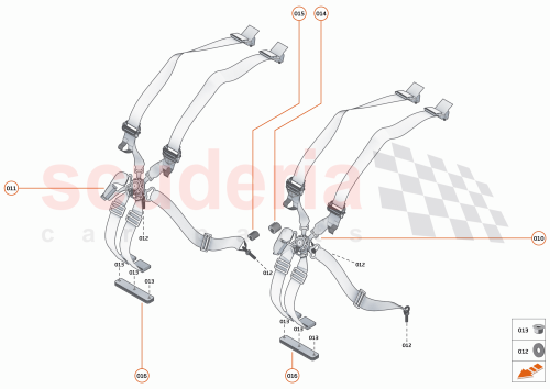 Part Diagram for McLaren 15NA054RP