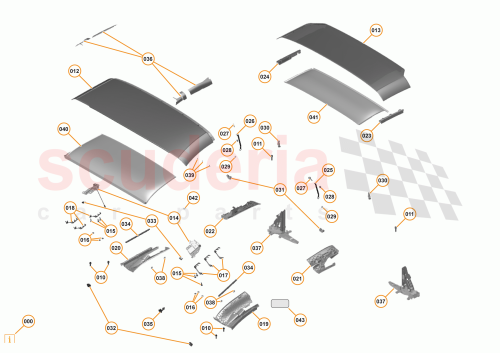 Part Diagram for McLaren 00RA134