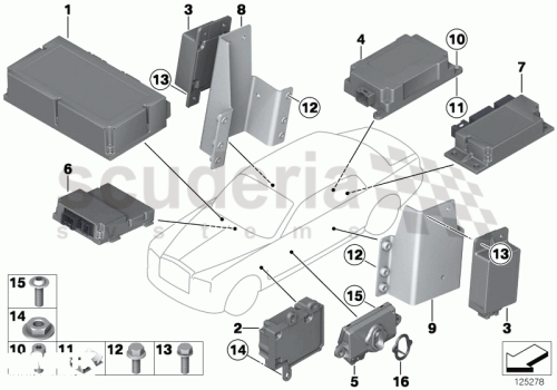 Part Diagram for Rolls Royce 65 77 6940448