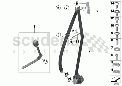 Part Diagram for Rolls Royce 72 11 9183201