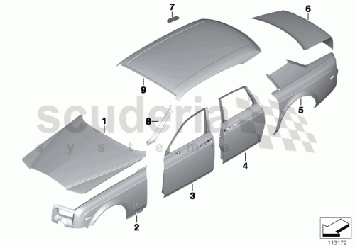 Part Diagram for Rolls Royce 41 52 7180971