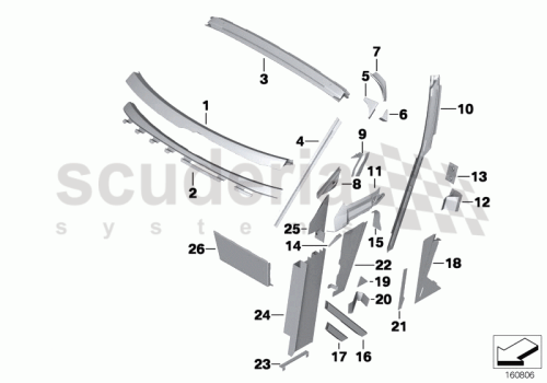 Part Diagram for Rolls Royce 41 21 7118550