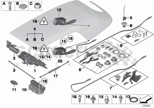 Part Diagram for Rolls Royce 46 63 7692960