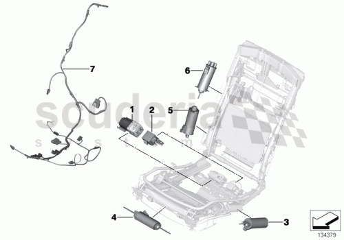 Part Diagram for Rolls Royce 52 20 7070495