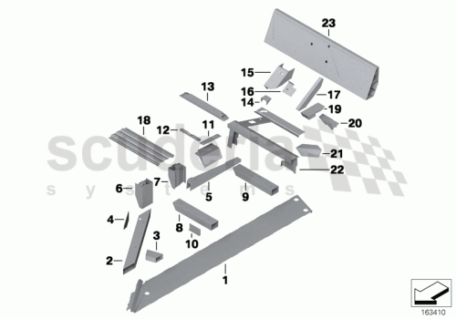 Part Diagram for Rolls Royce 41 00 7137874
