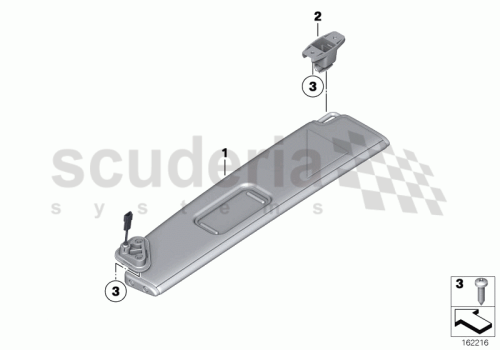 Part Diagram for Rolls Royce 51 16 9158698