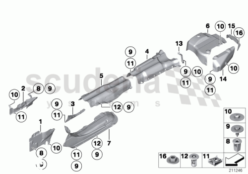 Part Diagram for Rolls Royce 07 14 6949380