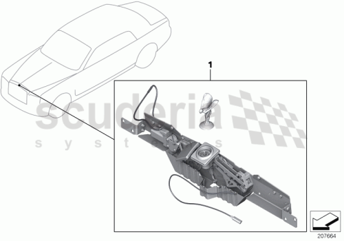 Part Diagram for Rolls Royce 51 13 2162166