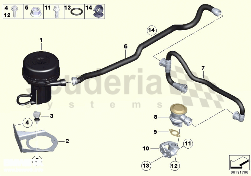 Part Diagram for Rolls Royce 11 72 7518712