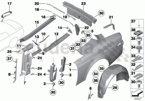 Part Diagram for Rolls Royce 41 11 7137942
