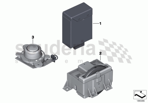 Part Diagram for Rolls Royce 64 11 2162121