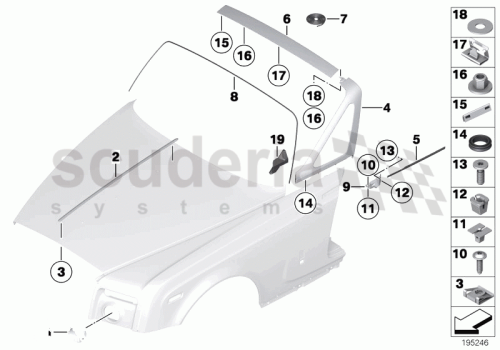 Part Diagram for Rolls Royce 07 14 9124807