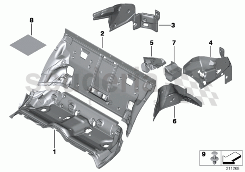Part Diagram for Rolls Royce 51 47 9156064