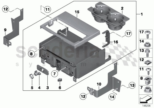 Part Diagram for Rolls Royce 51 45 7066194