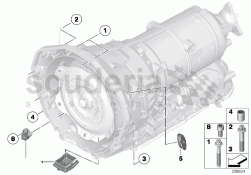 Part Diagram for Rolls Royce 13 62 7545338