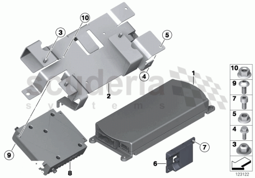 Part Diagram for Rolls Royce 84 50 6928461