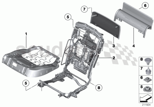 Part Diagram for Rolls Royce 52 20 7255476