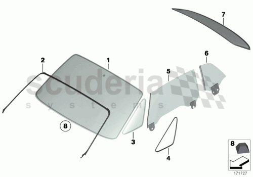 Part Diagram for Rolls Royce 51 31 7165608