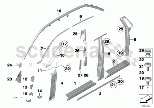 Part Diagram for Rolls Royce 41 13 7175763