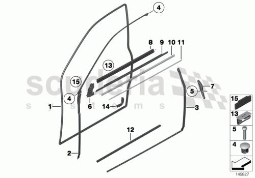 Part Diagram for Rolls Royce 51 21 7040755