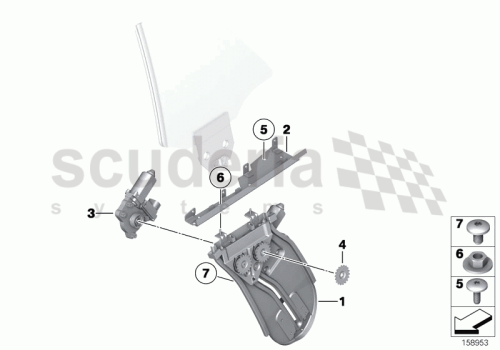 Part Diagram for Rolls Royce 51 71 6985599