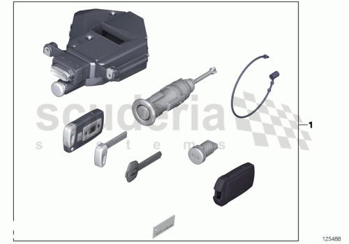 Part Diagram for Rolls Royce 51 21 0035844
